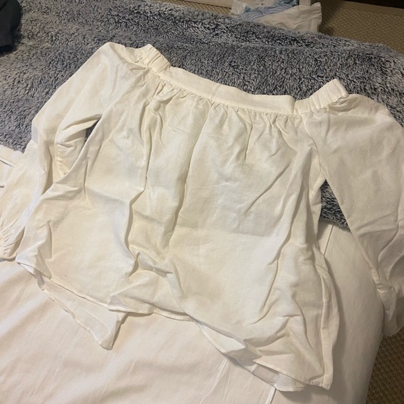 Linen / Cotton strapless top - Picture 1 of 3